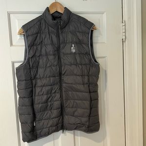 Johnnie-o puffer golf vest down vest Men’s Medium Gray